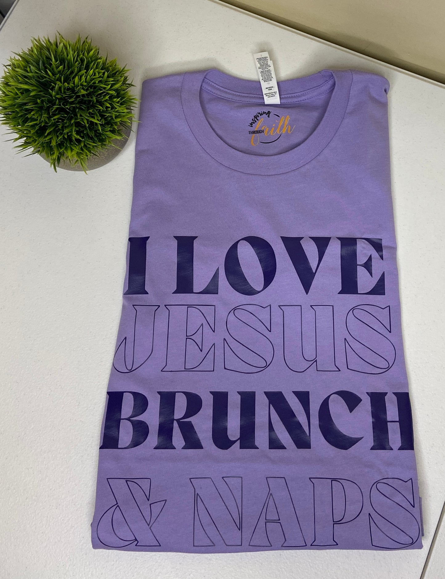 I love Jesus, brunch, & naps t-shirt