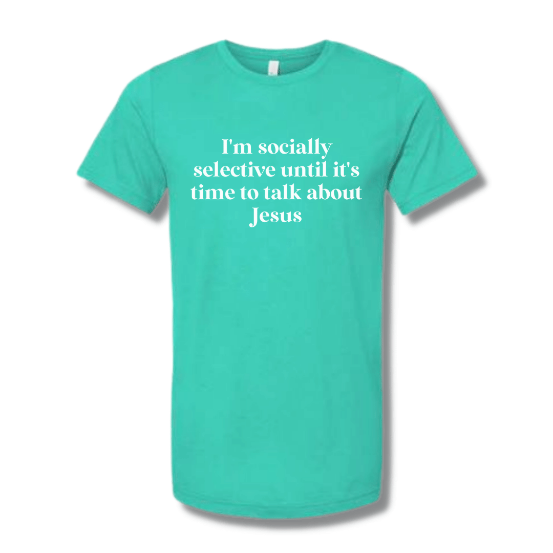 I'm socially selective t-shirt