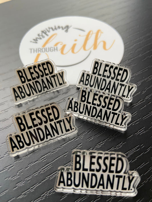 Acrylic accessory pin/button