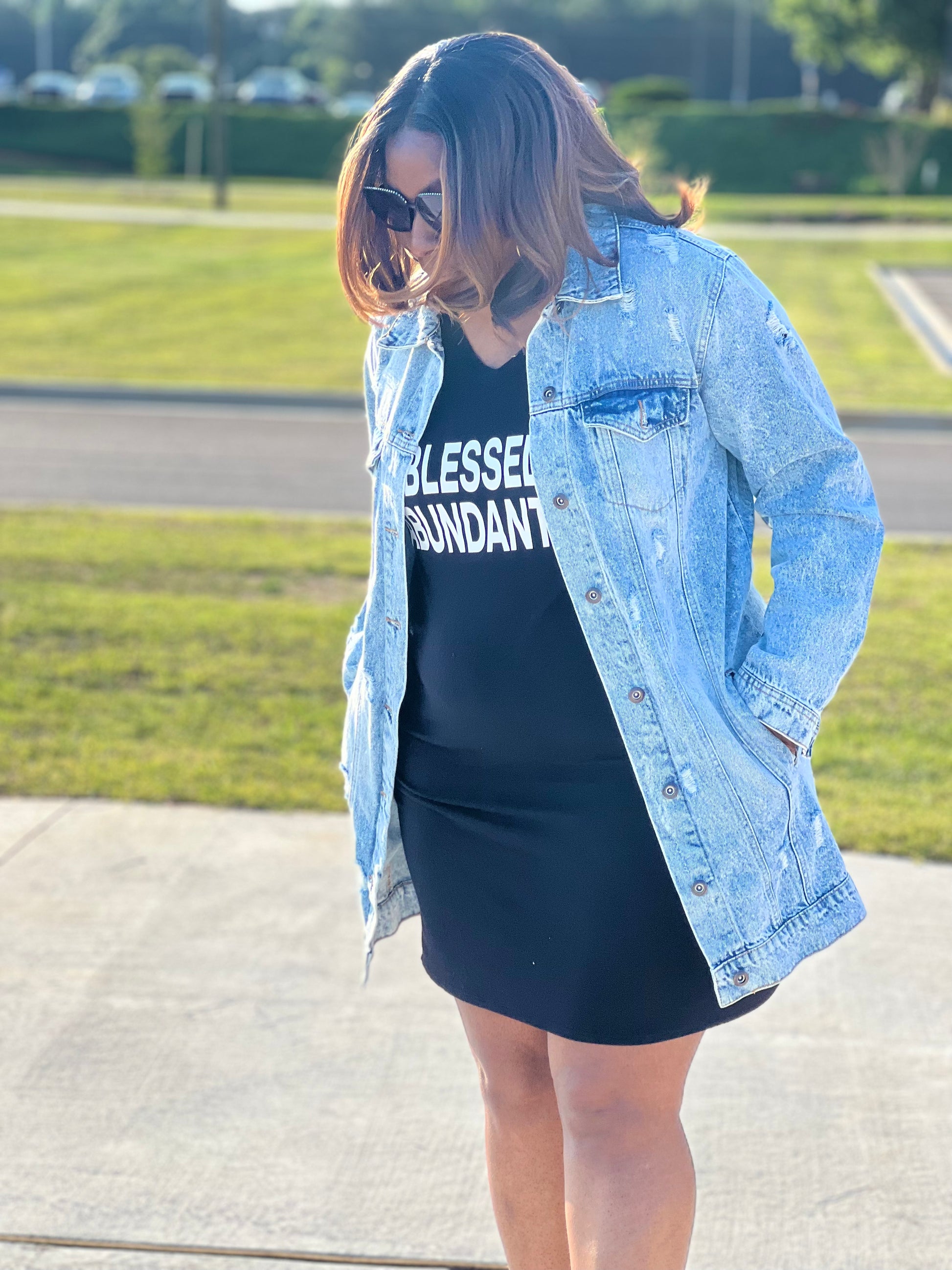 Distressed denim Jacket – Inspiring through Faith